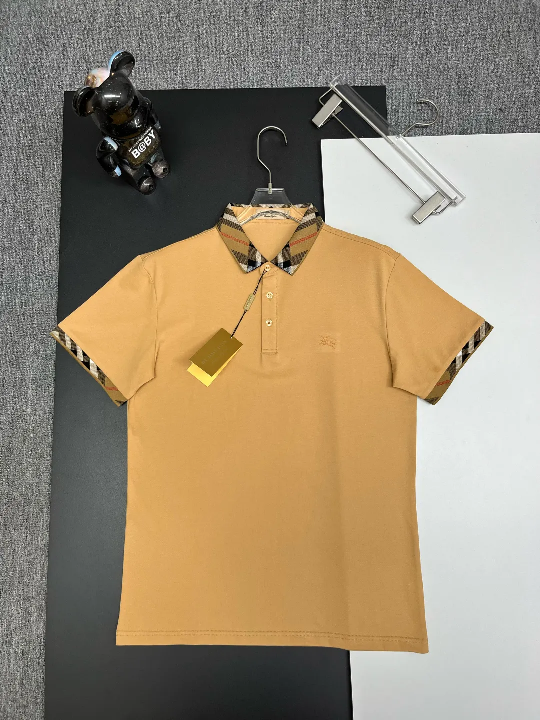 BURBERRY New Arrival Polo Same Style 210 ， Factory New Arrival Versatile : Black White Khaki Size：M-XXXL